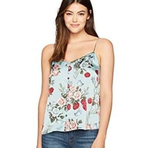 Kensie Women's Rose Bouquets Floral Print Top
